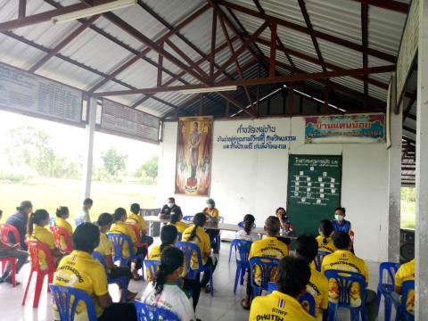 ประชุมประชาคมแผนป้องกันไข้เลือดออกตำบลบ้านยาง อำเภอพุทไธสง จังหว