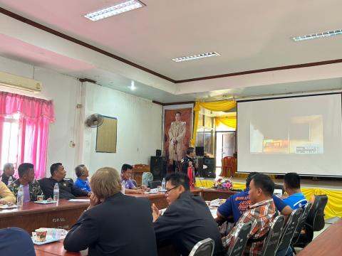 การอบรมให้ความรู้ในการป้องกันไฟป่าและฝุ่นละออง PM 2.5 ประจำปี 2568