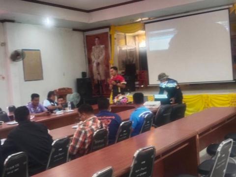 การอบรมให้ความรู้ในการป้องกันไฟป่าและฝุ่นละออง PM 2.5 ประจำปี 2568