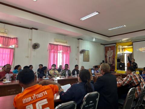 การอบรมให้ความรู้ในการป้องกันไฟป่าและฝุ่นละออง PM 2.5 ประจำปี 2568