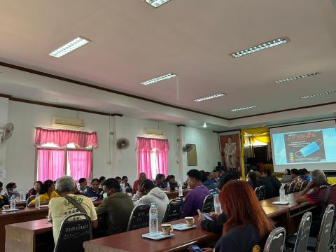 การอบรมให้ความรู้ในการป้องกันไฟป่าและฝุ่นละออง PM 2.5 ประจำปี 2568