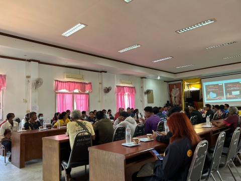 การอบรมให้ความรู้ในการป้องกันไฟป่าและฝุ่นละออง PM 2.5 ประจำปี 2568