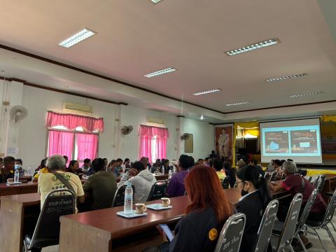 การอบรมให้ความรู้ในการป้องกันไฟป่าและฝุ่นละออง PM 2.5 ประจำปี 2568