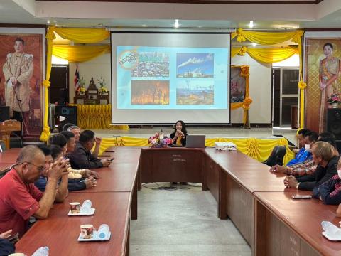 การอบรมให้ความรู้ในการป้องกันไฟป่าและฝุ่นละออง PM 2.5 ประจำปี 2568