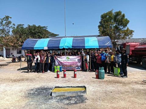 การอบรมให้ความรู้ในการป้องกันไฟป่าและฝุ่นละออง PM 2.5 ประจำปี 2568