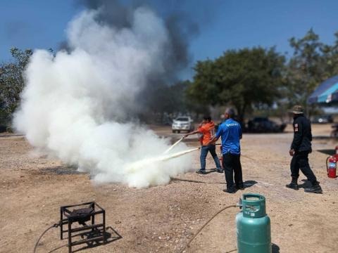 การอบรมให้ความรู้ในการป้องกันไฟป่าและฝุ่นละออง PM 2.5 ประจำปี 2568