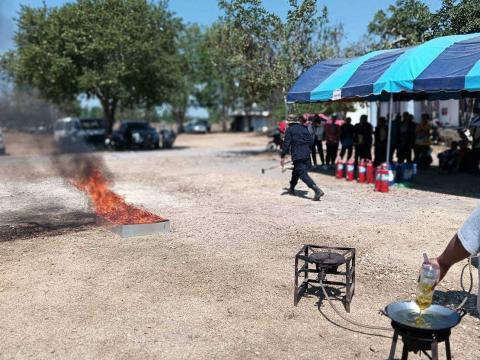 การอบรมให้ความรู้ในการป้องกันไฟป่าและฝุ่นละออง PM 2.5 ประจำปี 2568