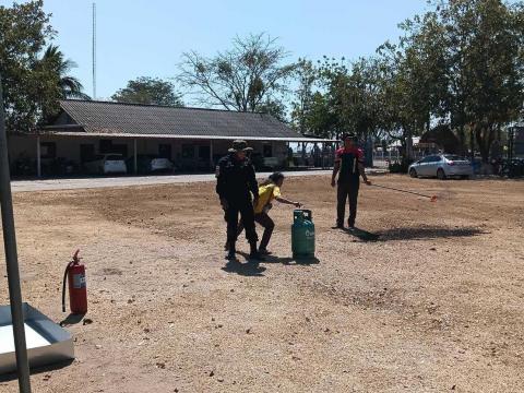 การอบรมให้ความรู้ในการป้องกันไฟป่าและฝุ่นละออง PM 2.5 ประจำปี 2568