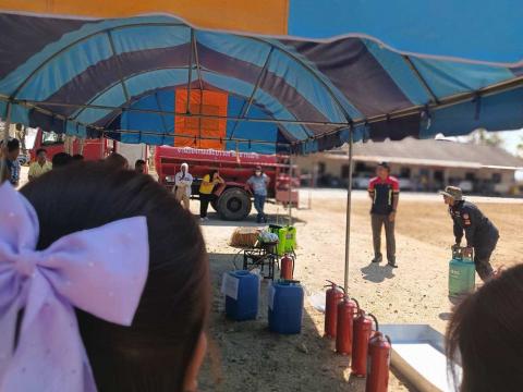 การอบรมให้ความรู้ในการป้องกันไฟป่าและฝุ่นละออง PM 2.5 ประจำปี 2568