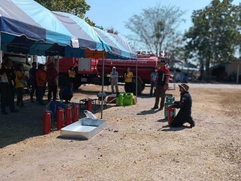 การอบรมให้ความรู้ในการป้องกันไฟป่าและฝุ่นละออง PM 2.5 ประจำปี 2568