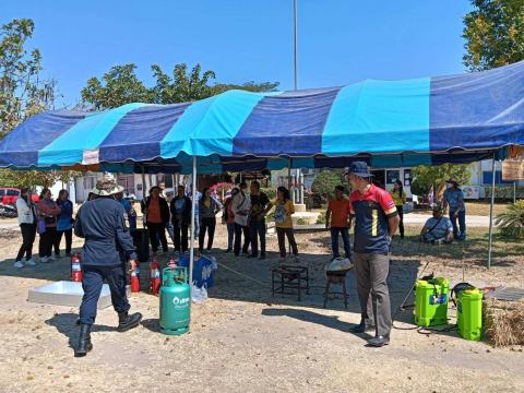 การอบรมให้ความรู้ในการป้องกันไฟป่าและฝุ่นละออง PM 2.5 ประจำปี 2568