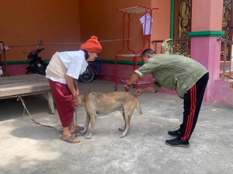 โครงการฉีดวัคซีนป้องกันโรคพิษสุนัขบ้าในสุนัขและแมว และสัตว์เลี้ยง ประจำปี 2568