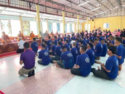 โครงการฟื้นฟูรวมพลังรักศรัทธา แก้ไขปัญหายาเสพติดแบบบูรณาการ อำเภอพุทไธสง จังหวัดบุรีรัมย์ ณ ศาลาการเปรียญวัดสระบัว ตำบลบ้านแวง อำเภอพุทไธสง จังหวัดบุรีรัมย์