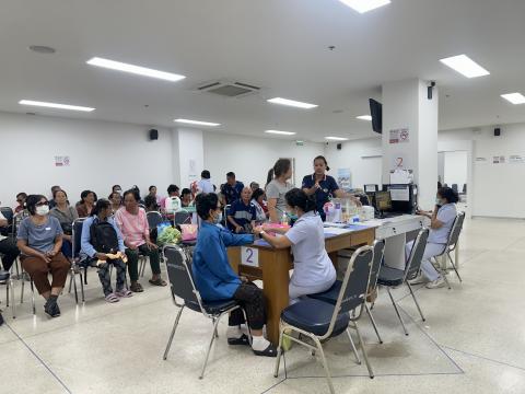 โครงการใส่ใจผู้สูงอายุในการคัดกรองโรคตาต้อกระจก และผู้มีปัญหาทางด้านสายตาในตำบลบ้านยาง ประจำปี 2568