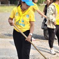 โครงการรวมพลังจิตอาสาฯ ทำความสะอาดบริเวณ อบต.และ ศพด.วัดจินดามณี เนื่องในวันท้องถิ่นไทย