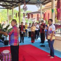 พิธีเปิดงานปิดทองบุญพระนอน บ้านเพียแก้ว