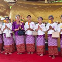 พิธีเปิดงานปิดทองบุญพระนอน บ้านเพียแก้ว