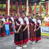 พิธีเปิดงานปิดทองบุญพระนอน บ้านเพียแก้ว