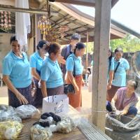 ศึกษาดูงานสืบสานงานศิลป์ ผ้าพื้นถิ่นย้อมดอกบัวแดง หมู่บ้านโนนกอก จังหวัดอุดรธานี