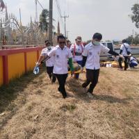 ร่วมซ้อมแผนรับอุบัติเหตุหมู่ ประจำปี 2569 เพื่อเตรียมความพร้อมรับอุบัติเหตุหมู่ในช่วงเทศกาลสงกรานต์ในการป้องกันและลดอุบัติเหตุทางถนน