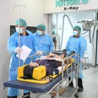 ร่วมซ้อมแผนรับอุบัติเหตุหมู่ ประจำปี 2569 เพื่อเตรียมความพร้อมรับอุบัติเหตุหมู่ในช่วงเทศกาลสงกรานต์ในการป้องกันและลดอุบัติเหตุทางถนน