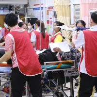 ร่วมซ้อมแผนรับอุบัติเหตุหมู่ ประจำปี 2569 เพื่อเตรียมความพร้อมรับอุบัติเหตุหมู่ในช่วงเทศกาลสงกรานต์ในการป้องกันและลดอุบัติเหตุทางถนน