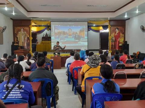 โครงการป้องกันและลดอุบัติเหตุทางถนน จักรยานยนต์พ่วงข้าง(ชาเล็ง) 