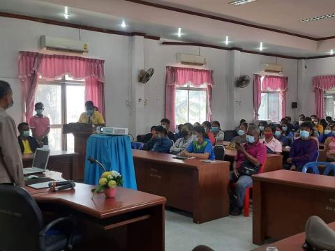 โครงการป้องกันและลดอุบัติเหตุทางถนน จักรยานยนต์พ่วงข้าง(ชาเล็ง) 