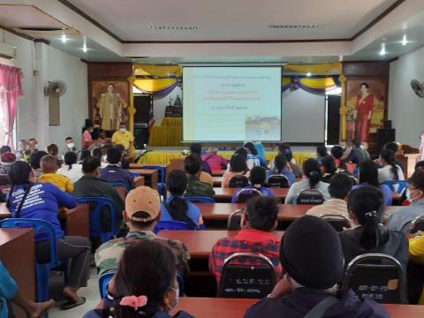 โครงการป้องกันและลดอุบัติเหตุทางถนน จักรยานยนต์พ่วงข้าง(ชาเล็ง) 