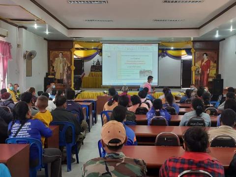 โครงการป้องกันและลดอุบัติเหตุทางถนน จักรยานยนต์พ่วงข้าง(ชาเล็ง) 