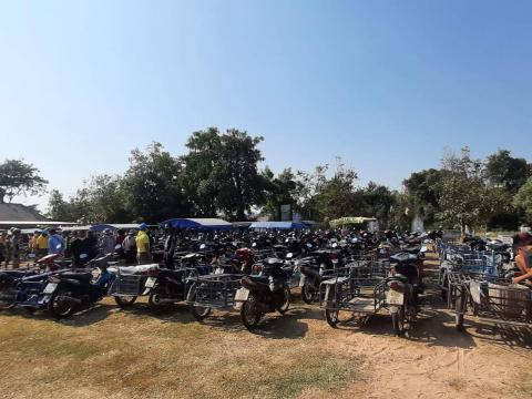 โครงการป้องกันและลดอุบัติเหตุทางถนน จักรยานยนต์พ่วงข้าง(ชาเล็ง) 