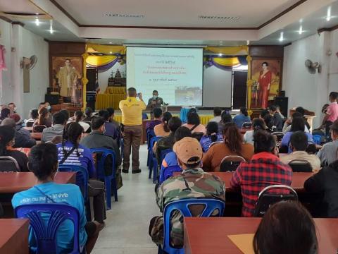 โครงการป้องกันและลดอุบัติเหตุทางถนน จักรยานยนต์พ่วงข้าง(ชาเล็ง) 