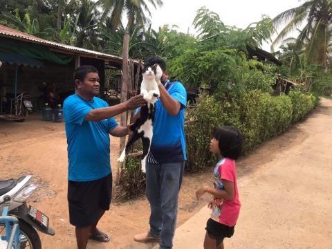 โครงการฉีดวัคซีนป้องกันโรคพิษสุนัขบ้าในสุนัขและแมวและสัตว์เลี้ยง