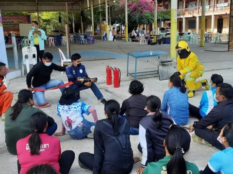 โครงฝึกอบรมชุดปฏิบัติการจิตอาสาภัยพิบัติ ประจำปี 2564