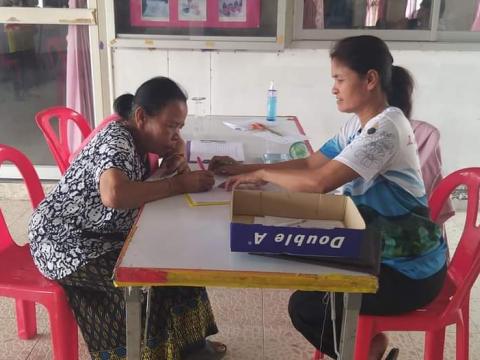 โครงการใส่ใจผู้สูงอายุในการคัดกรองโรคตาต้อกระจกและผู้มีปัญหาทางด