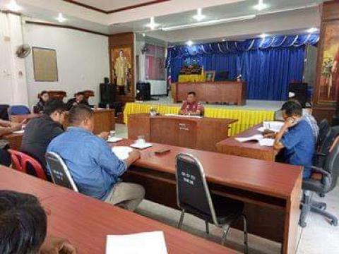 การประชุมคณะกรรมการติดตามประเมินผลแผนพัฒนาท้องถิ่น ประจำปี 2563ฯ