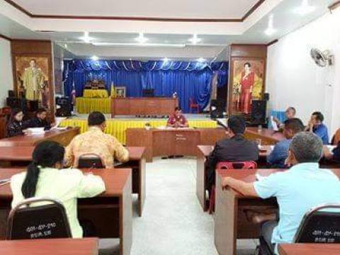 การประชุมคณะกรรมการติดตามประเมินผลแผนพัฒนาท้องถิ่น ประจำปี 2563ฯ