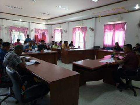 การประชุมคณะกรรมการติดตามประเมินผลแผนพัฒนาท้องถิ่น ประจำปี 2563ฯ