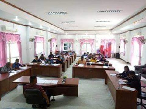 การประชุมคณะกรรมการติดตามประเมินผลแผนพัฒนาท้องถิ่น ประจำปี 2563ฯ