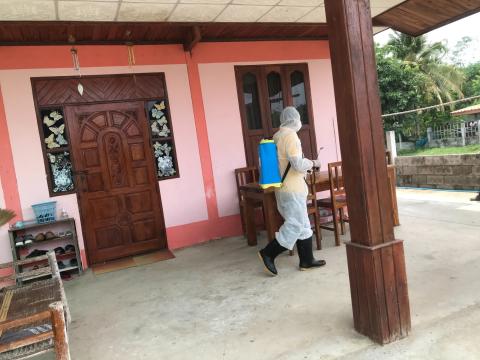 ปฏิบัติการเชิงรุกออกพ้นยาฆ่าเชื้อไวรัสโคโรนา 2019