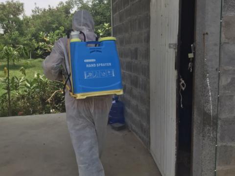 ปฏิบัติการเชิงรุกออกพ้นยาฆ่าเชื้อไวรัสโคโรนา 2019