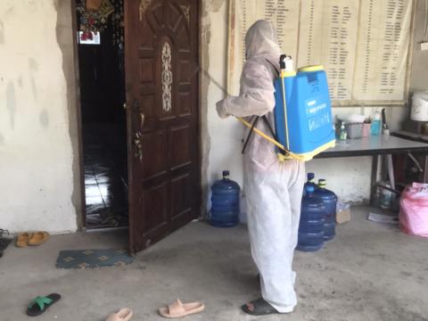 ปฏิบัติการเชิงรุกออกพ้นยาฆ่าเชื้อไวรัสโคโรนา 2019