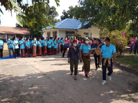 ต้อนรับคณะศึกษาดูงานการปลูกหม่อนเลี้ยงไหมตำบลบ้านยาง จาก องค์การบริหารส่วนตำบลนาสัก อำเภอสวี จังหวัดชุมพร