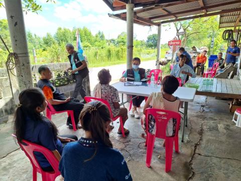 เยี่ยมบ้านนายแหลว ลาน้ำเที่ยง บ้านโนนขี้เกลือ หมู่ที่ 2