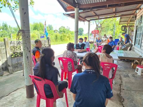 เยี่ยมบ้านนายแหลว ลาน้ำเที่ยง บ้านโนนขี้เกลือ หมู่ที่ 2