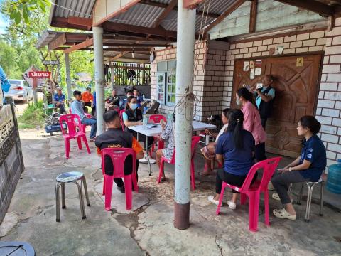 เยี่ยมบ้านนายแหลว ลาน้ำเที่ยง บ้านโนนขี้เกลือ หมู่ที่ 2