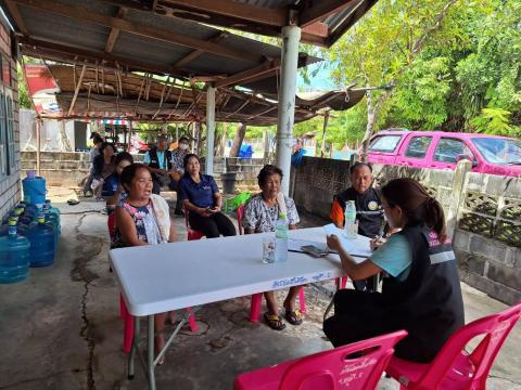 เยี่ยมบ้านนายแหลว ลาน้ำเที่ยง บ้านโนนขี้เกลือ หมู่ที่ 2