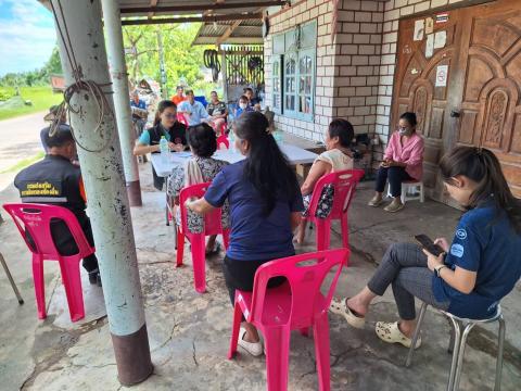 เยี่ยมบ้านนายแหลว ลาน้ำเที่ยง บ้านโนนขี้เกลือ หมู่ที่ 2